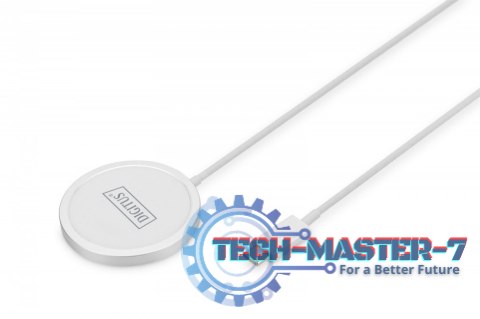 Ładowarka bezprzewodowa indukcyjna 15W MagSafe 1m USB-C Biała Ładowarka bezprzewodowa indukcyjna 15W MagSafe 1m USB-C Biała