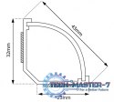 Maskownica MACLEAN Dwuelemntowa MCTV-575(2.3cm\4.3cm\150cm)
