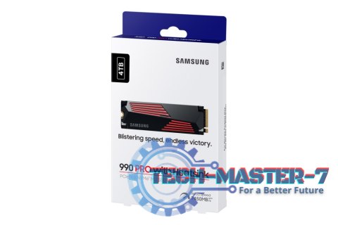 Dysk SSD M.2 SAMSUNG 990 PRO Heatsink 4 TB (M.2 2280″ /4 TB ) Dysk SSD M.2 SAMSUNG 990 PRO Heatsink 4 TB (M.2 2280″ /4 TB )