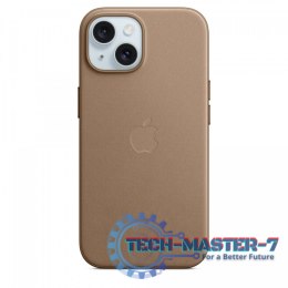 Etui z tkaniny FineWoven z MagSafe do iPhonea 15 - jasnobeżowe