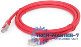 GEMBIRD RJ-45 - RJ-45 0.25 m Czerwony 0.25 Patchcord