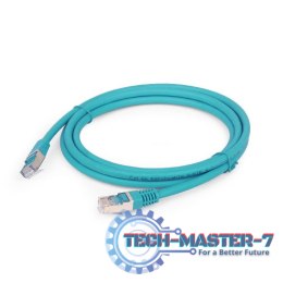 GEMBIRD S/FTP Kat. 6A 0.5 m Zielony 0.5 Patchcord
