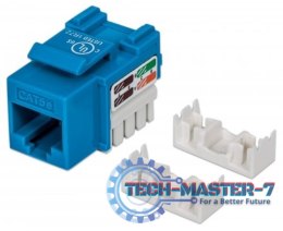 Intellinet Moduł Keystone Cat5e UTP RJ45 zaciskany niebieski