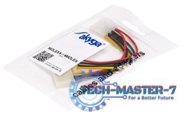 Kabel zasilający AKYGA Molex (gniazdo) - 2 x Molex (wtyk) 0.15m. AK-CA-15