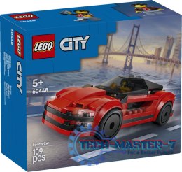 LEGO 60448 CITY - Czerwony samochód sportowy