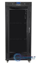 SZAFA INSTALACYJNA RACK STOJĄCA 19" 37U 800X1000 CZARNA DRZWI SZKLANE LCD LANBERG (FLAT PACK) V2