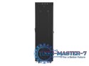 SZAFA INSTALACYJNA RACK STOJĄCA 19" 42U 600X600 CZARNA DRZWI SZKLANE LCD LANBERG (FLAT PACK)