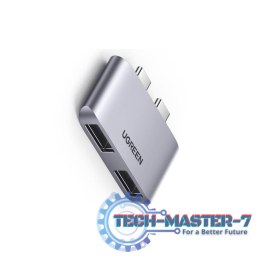 UGREEN Adapter UGREEN CM413, 2x USB-C do 2x USB 3.1 (szary) 10913