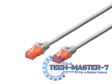 DIGITUS U/UTP Kat. 6 0.25 m Szary 0.25 Patchcord