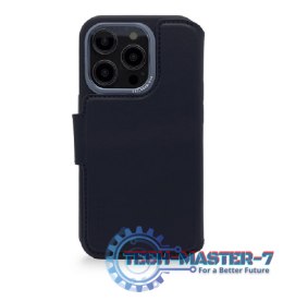Decoded Detachable Wallet - skórzana obudowa ochronna do iPhone 14 Pro Max kompatybilna z MagSafe (navy)