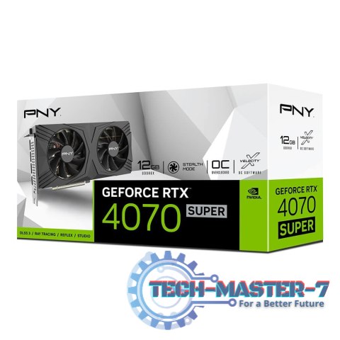 Karta graficzna PNY GeForce RTX 4070 SUPER VERTO 12GB GDDR6X (VCG4070S12DFXPB1-O) Karta graficzna PNY GeForce RTX 4070 SUPER VERTO 12GB GDDR6X (VCG4070S12DFXPB1-O)