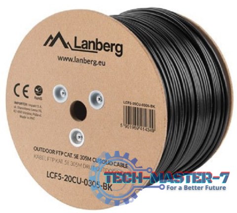 LANBERG LCF5-21CU-0305-BK 305 Sieciowy LANBERG LCF5-21CU-0305-BK 305 Sieciowy