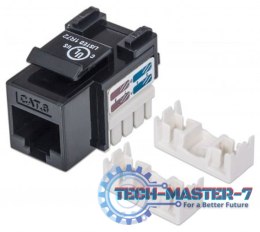 Moduł Keystone Cat6 UTP RJ45 zaciskany czarny