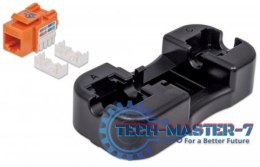Moduł Keystone Cat6 UTP RJ45 zaciskany pomarańczowy