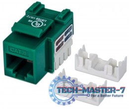 Moduł Keystone Cat6 UTP RJ45 zaciskany zielony