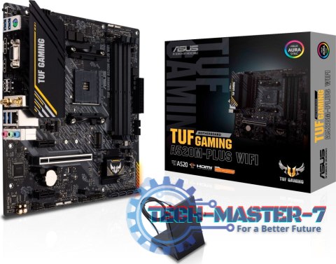 Płyta główna ASUS TUF GAMING A520M-PLUS WIFI (Socket AM4 /micro ATX) Płyta główna ASUS TUF GAMING A520M-PLUS WIFI (Socket AM4 /micro ATX)