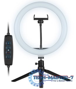 Ring 26 cm z mini statywem Lampa TRACER Sieciowe