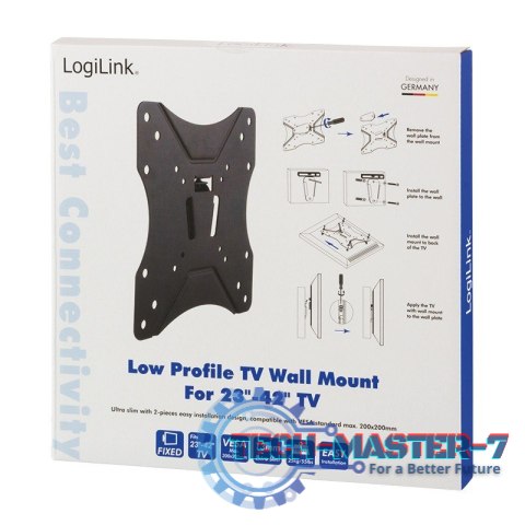 Uchwyt do TV LOGILINK BP0004 (nośność 25kg /23 - 42 cale) Uchwyt do TV LOGILINK BP0004 (nośność 25kg /23 - 42 cale)