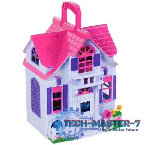 Domek dla lalek Country rozkładana Villa 18cm Domek dla lalek Country rozkładana Villa 18cm