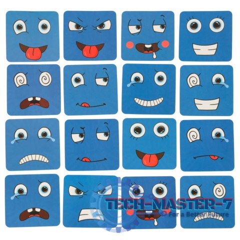 Gra edukacyjne wyzwania nauka emocji klocki drewniane Gra edukacyjne wyzwania nauka emocji klocki drewniane