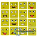 Gra edukacyjne wyzwania nauka emocji klocki drewniane