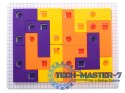 Gra logiczna układanka klocki tetris łamigłówka+ karty 42el.