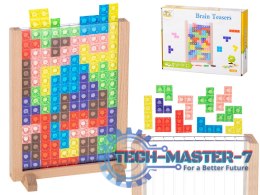 Gra logiczna układanka tetris stojący