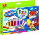 Kredki w sztyfcie wykręcane Bambino 12 kolorów
