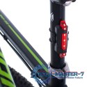 Lampka rowerowa LED RALLEX zestaw tył-przód na rower kierownicę USB