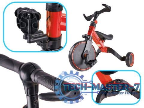 Rowerek Trike Fix Mini biegowy trójkołowy 3w1 z pedałami czerwony Rowerek Trike Fix Mini biegowy trójkołowy 3w1 z pedałami czerwony