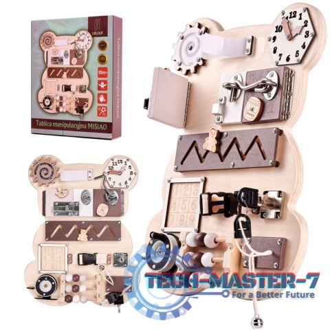Tablica manipulacyjna sensoryczna LULILO MISIAO Tablica manipulacyjna sensoryczna LULILO MISIAO