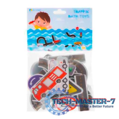 Zabawka do kąpieli wanny wodna dla dzieci naklejki piankowe autka ulica puzzle 23 el. Zabawka do kąpieli wanny wodna dla dzieci naklejki piankowe autka ulica puzzle 23 el.
