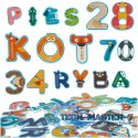 Zabawka wodna dla dzieci naklejki do kąpieli piankowe cyferki literki