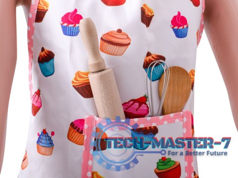 Zestaw kucharza dla dzieci fartuch czapka kucharska rękawica kuchenna + akcesoria Zestaw kucharza dla dzieci fartuch czapka kucharska rękawica kuchenna + akcesoria