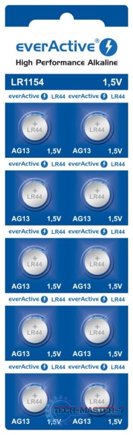 Bateria alkaiczna everActive G13 LR44 LR1154 blister 10szt