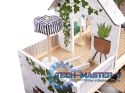 Domek dla lalek drewniany LULILO FLORO boho LED 78cm