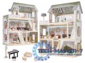 Domek dla lalek drewniany LULILO FLORO boho LED 78cm