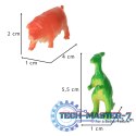 Figurki zwierzęta morskie dzikie zagrodowe dinozaury zestaw mix 48sztuk