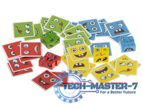 Klocki kreatywne montessori wyzwania zmieniające twarz emocje Klocki kreatywne montessori wyzwania zmieniające twarz emocje