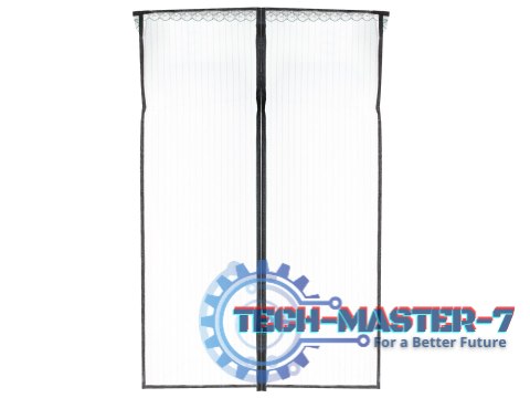Moskitiera siatka magnetyczna na drzwi 100x210cm CZARNA Moskitiera siatka magnetyczna na drzwi 100x210cm CZARNA