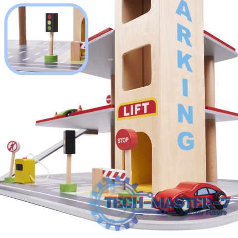 Parking drewniany garaż LULILO BENINO piętrowy Parking drewniany garaż LULILO BENINO piętrowy