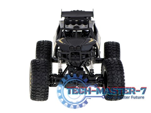 Samochód zdalnie sterowany 2,4GHz 1:8 51cm metal czarny Samochód zdalnie sterowany 2,4GHz 1:8 51cm metal czarny