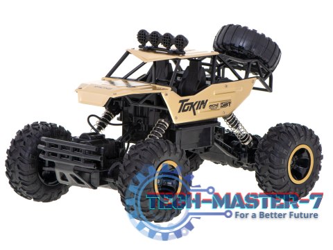 Samochód zdalnie sterowany na pilota RC Rock Crawler 1:12 4WD METAL złoty Samochód zdalnie sterowany na pilota RC Rock Crawler 1:12 4WD METAL złoty