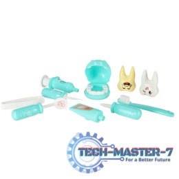 Dentysta zestaw lekarski hipopotam niebieski