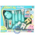 Dentysta zestaw lekarski hipopotam niebieski