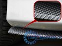 Dokładka zderzaka osłona uniwersalna spoiler carbon 2,5m czarna
