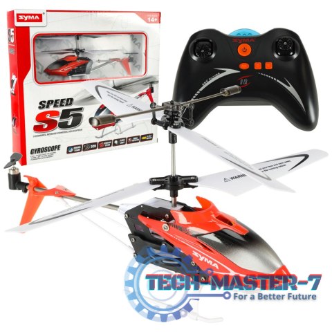 Helikopter zdalnie sterowany na pilota RC SYMA S5 3CH czerwony