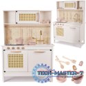 Kuchnia dla dzieci drewniana MDF retro z akcesoriami BOHO 100cm