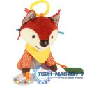 Maskotka sensoryczna zawieszka do wózka lisek