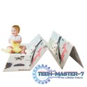 Mata edukacyjna dwustronna składana ulica las 177 x 198 x 1 cm